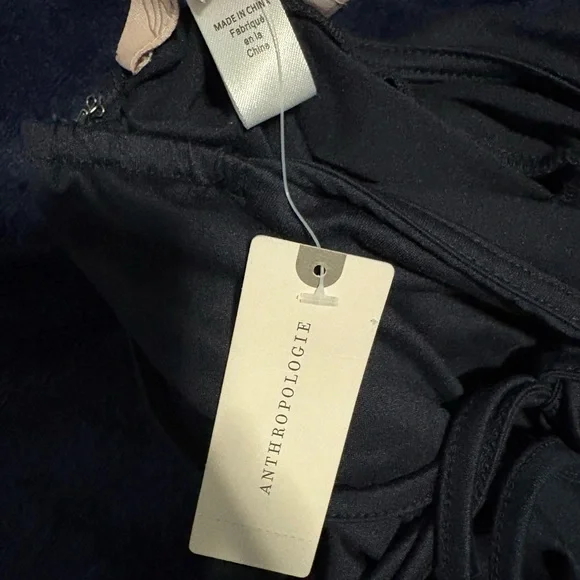 Anthropologie Black Halter Dress - Picture 8 of 8